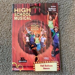 Y2K Disney High School Musical Mylar Balloons 18" M&D Industries Dead Stock